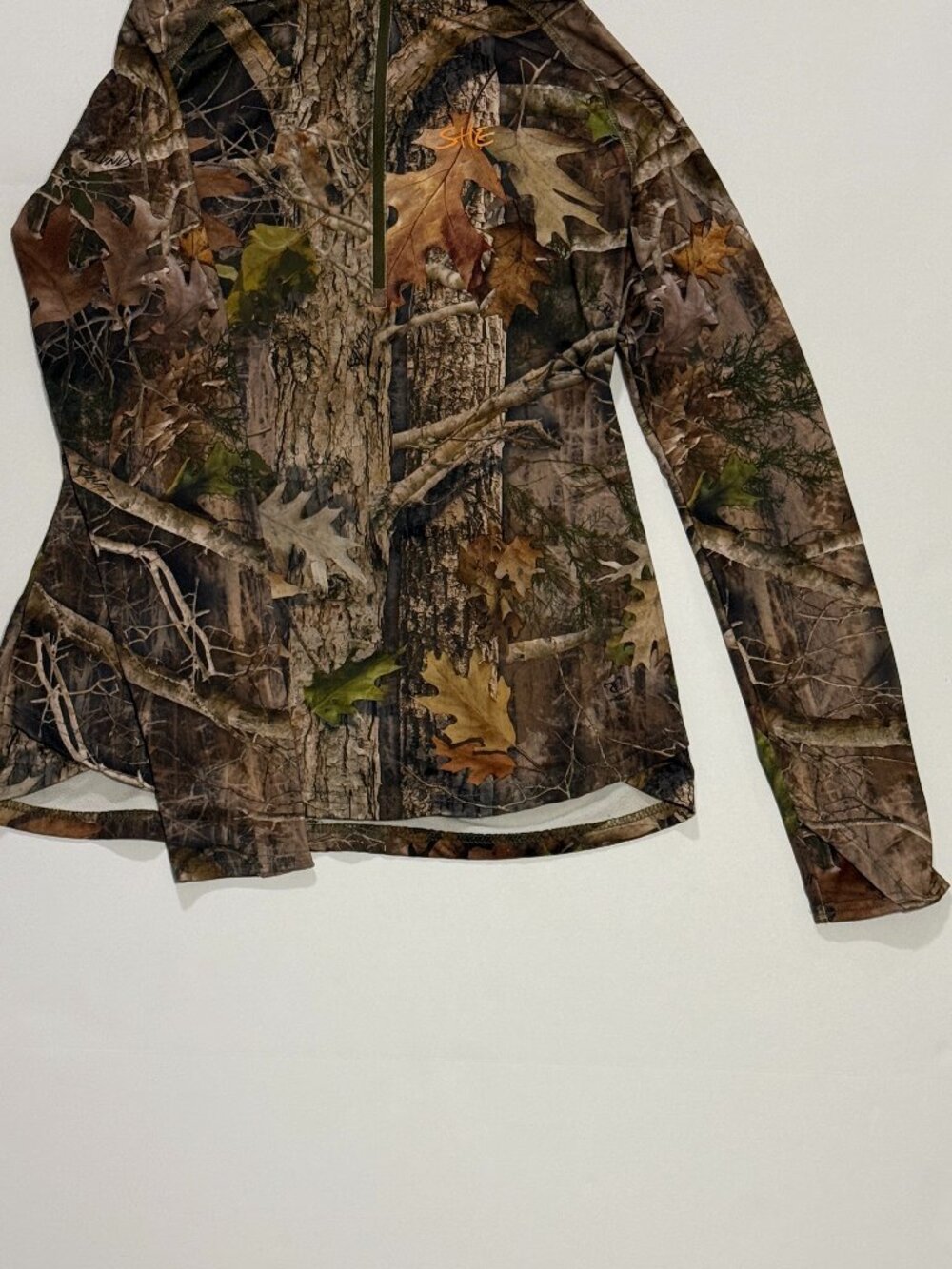 SHE Outdoor Camo Hunting Pullover Medium 1/4 Zip Realtree